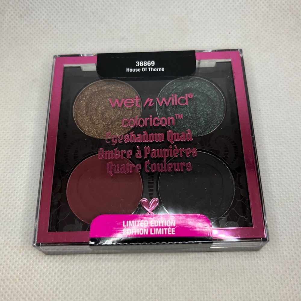 ❤ NEW Limited Edition Wet n Wild Color Icon Eyeshadow Quad 36869 House of Thorns
